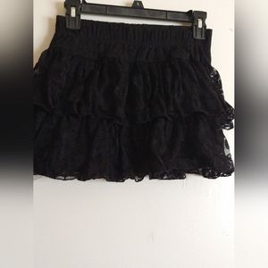 Black Lace Skirts